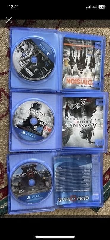 Набор дисков для PS4 (лицензия), в фирменных коробках: - God of War