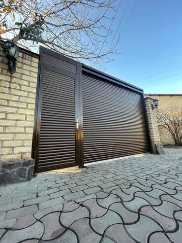 ворота для гаража цена: Алюминиевые, Автоматические, Длина: 7 м, Alutech, Для гаража, Для частного дома, Для контейнера, С калиткой, В рассрочку, Новый, Бесплатная установка — 4