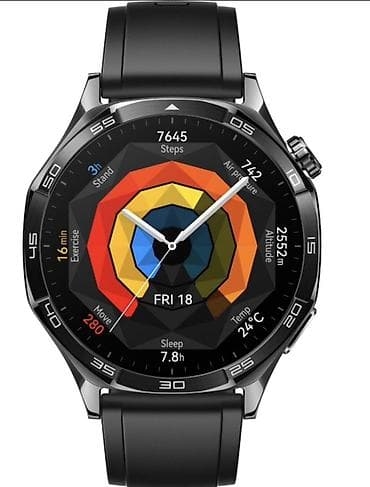 Умные часы HUAWEI GT 5 с круглым дисплеем и спортивным дизайном at lalafo.kg Умные часы HUAWEI GT 5 с круглым дисплеем и спортивным дизайном