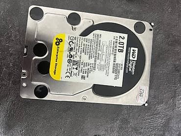 Накопитель для ПК, Western Digital (WD), HDD, 2 ТБ, 3.5", Для сервера