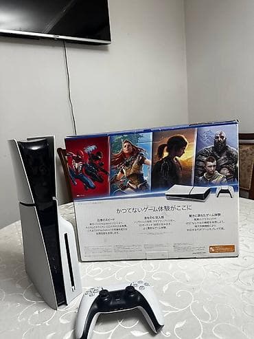 Техника жана электроника: PlayStation 5 (версия с дисководом) + контроллер DualSense — 4