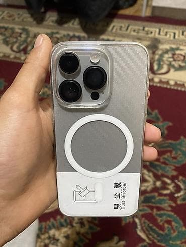 телефоны айфон 15: IPhone 15 Pro, Б/у, 256 ГБ, Защитное стекло, 87 % — 8