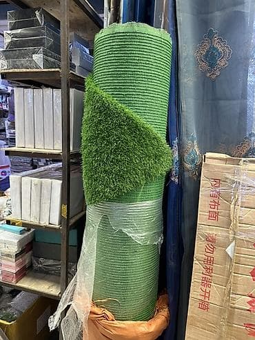 Үй жана бакча: Искусственный газон в рулоне. - Покрытие с густым ворсом натурального — 1