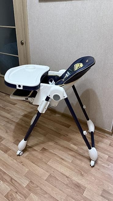 Стульчик для кормления, Б/у, Skillmax, Пластик, Трансформер, цвет - Синий, Платная доставка, Самовывоз