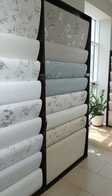 ТоПредставлены образцы обоев с различными природными мотивами, которые