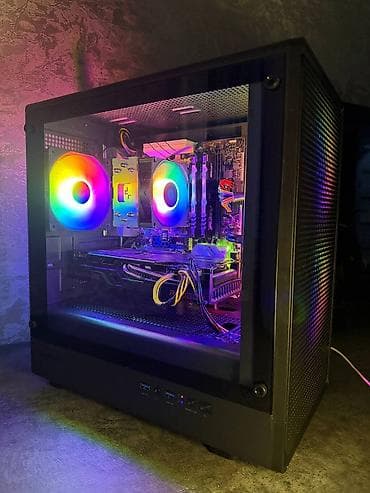 ryzen 5 5500: Компьютер, ядер - 6, ОЗУ 32 ГБ, Для несложных задач, Б/у, AMD Ryzen 5, AMD Radeon RX 6700 XT, NVMe — 1