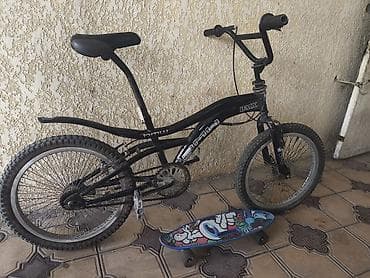 Велосипеддер: BMX велосипед + мини-скейтборд (пенниборд) - Велосипед BMX, стальная — 1