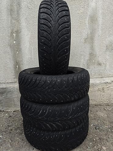 Шины 185 / 65 / R 14, Зимняя шипованная, Б/у, Комплект, Легковые, Польша, SAVA at lalafo.kg Шины 185 / 65 / R 14, Зимняя шипованная, Б/у, Комплект, Легковые, Польша, SAVA