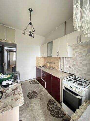 квартира бишкек аренда долгосрочно дизель: 3 комнаты, Агентство недвижимости, Без подселения, С мебелью полностью — 1