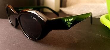 Очки: Солнцезащитные очки очки, Prada, Унисекс, Кошачий глаз, Оригинал, Новый — 7