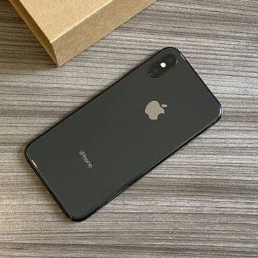 iphone 5 s чехол: IPhone X, Б/у, 64 ГБ, Space Gray, Зарядное устройство, 100 % — 1