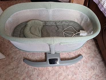 люльку: Детская колыбель-люлька с электронным укачиванием (новая) - Овальная — 2