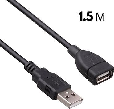 USB удлинитель 1.5 метра (папа-мама) USB удлинитель длиной 1.5 метра at lalafo.kg USB удлинитель 1.5 метра (папа-мама) USB удлинитель длиной 1.5 метра