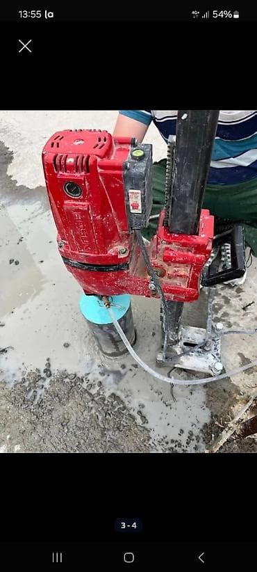 Алмазное бурение отверстий в бетоне и кирпиче Профессиональное
