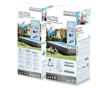 кварцы: Каркасный бассейн INTEX Ultra XTR 975x488x132 см Купить в Бишкеке — 7