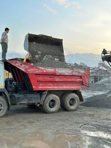 бишкек тай: Щебень всех фракций — КамАЗ и ЗИЛ, доставка по городу Щебень для — 2