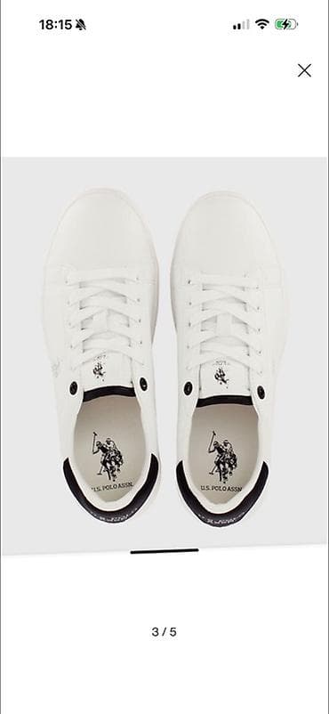 Мужские кроссовки, 42, Polo Ralph Lauren, Новый, цвет - Белый, Самовывоз — 2