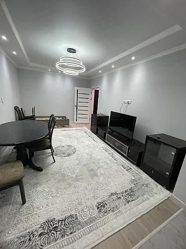 binar: 1 комната, 45 м², Кок-Жар мкр 107 серия, 1 этаж, Евроремонт — 5