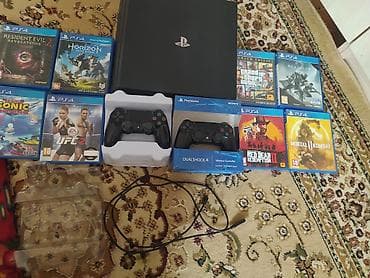 Игровая консоль Sony PlayStation 4про с комплектом аксессуаров и at lalafo.kg Игровая консоль Sony PlayStation 4про с комплектом аксессуаров и