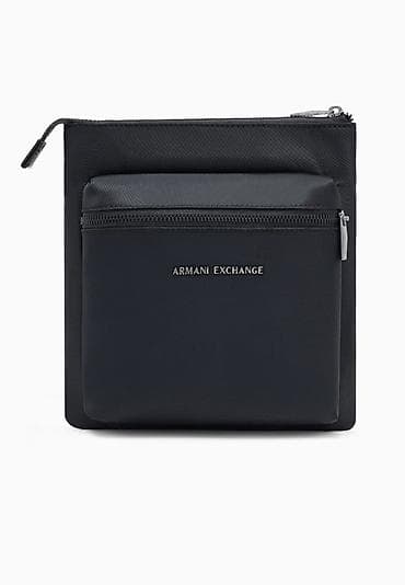 кепка армани: Сумка через плечо Armani Exchange, черная Барсетка AX Новая Оригинал — 1