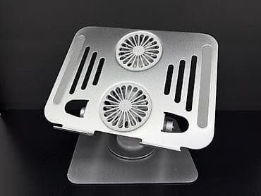 💻Складная подставка с охлаждением для ноутбука/планшета с поворотом