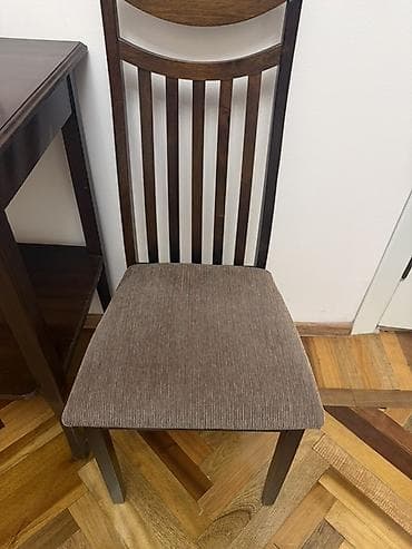 спинки реечные: Стул для кухни, Дерево, цвет - Коричневый — 2