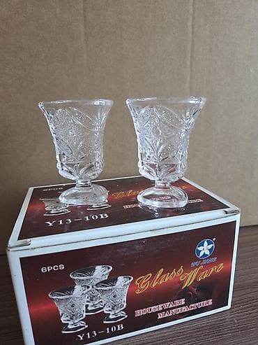 Набор стеклянных рюмок Wu Jiang Glass Ware - В комплекте: 12 штук, 2