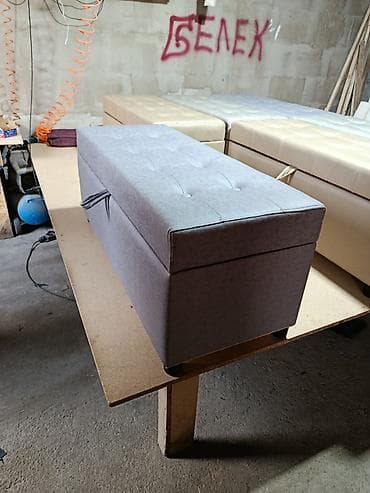 банкетки: Банкетка, Без полок, Бесплатная доставка, цвет - Серый — 3