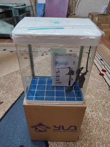 акустические системы стационарные колонка в виде собак: Новый аквариум заводской. Комплект с помпой-фильтром, светильником — 1