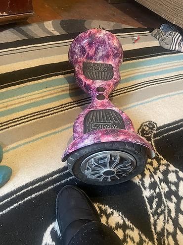 гераскутер: Гироскутер с космическим (галактика) принтом. - Диаметр колес — 2