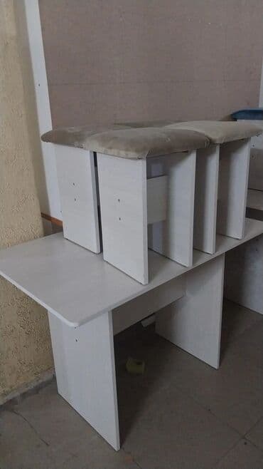 Кухонный стол и стул, Новый, Платная доставка at lalafo.kg Кухонный стол и стул, Новый, Платная доставка