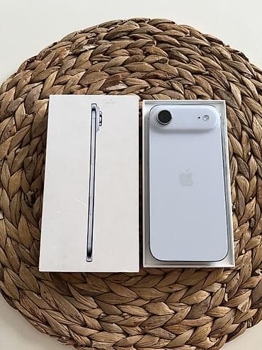 aipad mini 6: IPhone Air, Б/у, 512 ГБ, Голубой, Зарядное устройство, Защитное стекло, Чехол, 100 % — 2