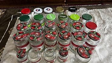 Отдам даром: ОТДАМ ДАРОМ Стеклянные банки с винтовыми крышками — набор разных — 1