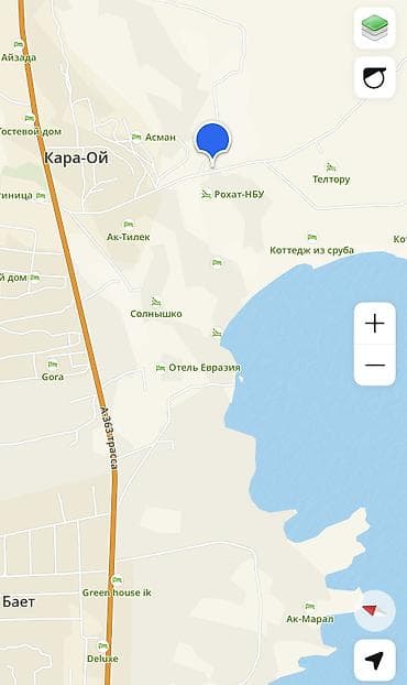 каракол продаю участок: 50 соток, Для строительства, Красная книга — 2