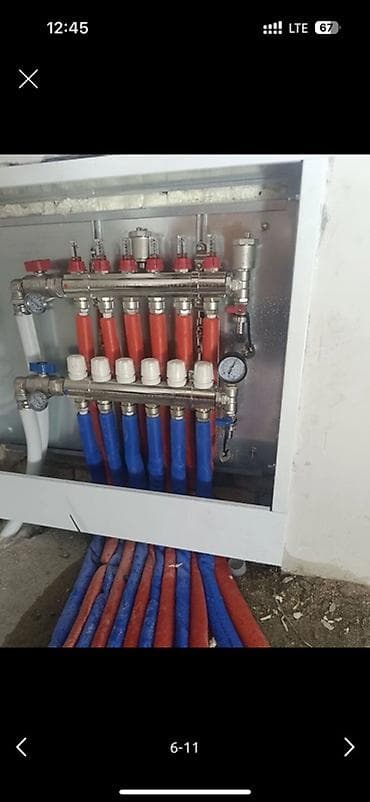 Сантехниктер: Батареяларды орнотуу, Жылытуучу системаны орнотуу, Жылуу пол Кепилдиги, Акысыз консультация, Монтаждоо 6 жылдан ашык тажрыйба — 7