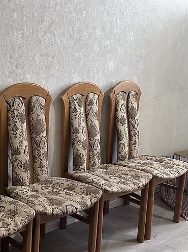 chair table: Стул для кухни, Дерево, цвет - Коричневый — 1
