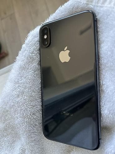 iphone cable: IPhone Xs, Б/у, 256 ГБ, Space Gray, Чехол, 69 % — 1