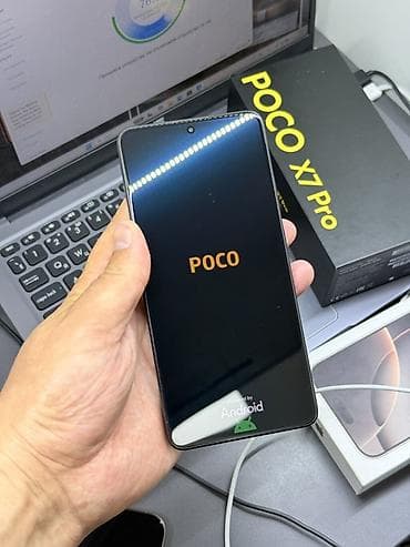 j 7: Poco X7 Pro, Б/у, 256 ГБ, цвет - Серый, 2 SIM — 2