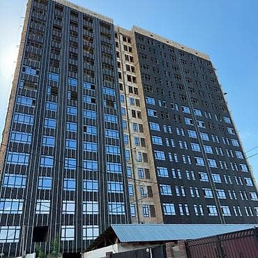osh flat: 1 комната, 62 м², Джал мкр (в т.ч. Верхний, Нижний, Средний) Элитка, 9 этаж, ПСО (под самоотделку) — 7