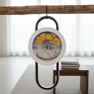 подсветка для книг: Портативный подвесной светильник с круглым абажуром, украшенным — 1