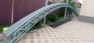 ремонт железных дверей: Навес жасайбыз Навесы для двора мастера города Бишкек опыт — 3