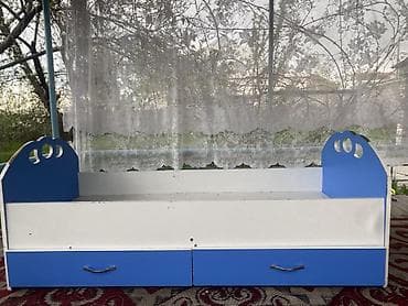 ever after high: Детский шкаф, Б/у, Для одежды, Для девочки, Для мальчика, ДСП, цвет - Голубой, Самовывоз — 5