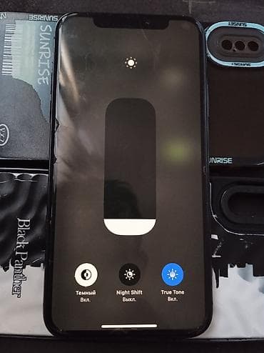 талас айфон: IPhone Xs, Б/у, 256 ГБ, Черный, Зарядное устройство, Защитное стекло, Чехол, 72 % — 6