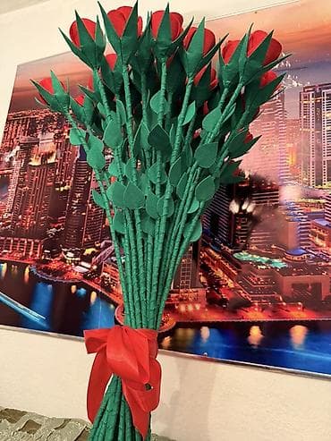 4 moms: Букет роз из фетра — долговечный подарок и эффектный декор. 1 метр - — 2