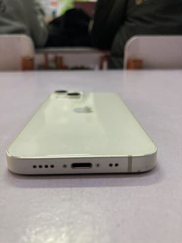 телевизор 4k: IPhone 13 mini, Б/у, 128 ГБ, Белый, Защитное стекло, Чехол, Кабель, 82 % — 1
