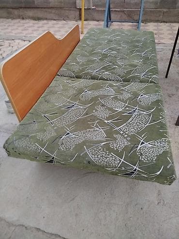 пос: Прямой диван, Б/у — 2