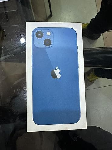 iphone 1e: IPhone 13, Б/у, 128 ГБ, Синий, Коробка, 87 % — 7