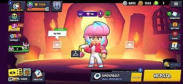 видеоигры: Аккаунт Brawl Stars - Ник: AW | Nurti (тег #2UY98J93CJ) - Кубки: 7596 — 2