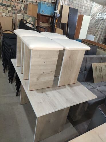 кухонный стол ош: Столы новые кухонные Новые столы со стулчиками на кухню из российского — 2