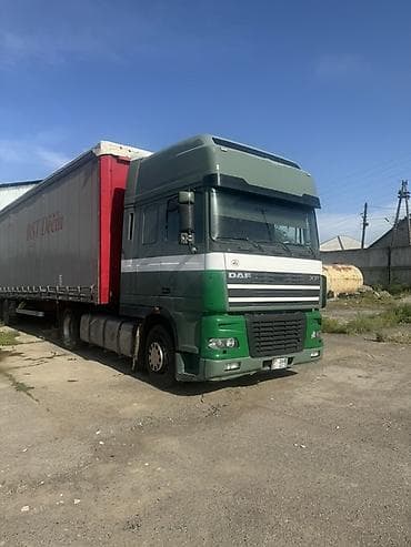 фаркоп на даф: Тягач, DAF, 2004 г., Тентованный — 2